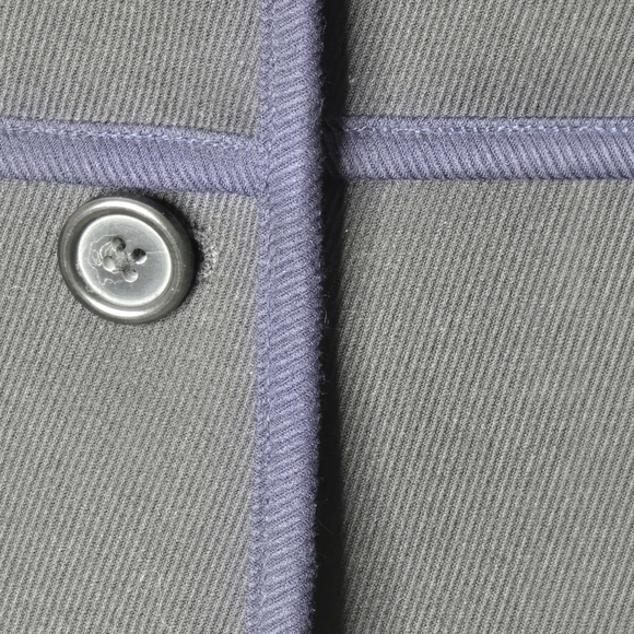 J. Crew Black and Navy Blue Tipped Twill Jacket - Picture 4 of 11